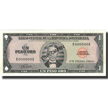 Billet, Dominican Republic, 1 Peso Oro, 1978, 1978, Specimen, KM:117s1, NEUF