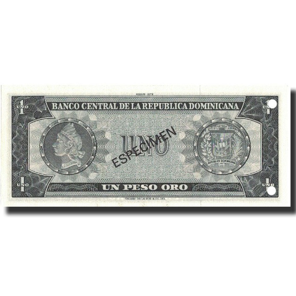 Geldschein, Dominican Republic, 1 Peso Oro, 1978, 1978, Specimen, KM:116s, UNZ