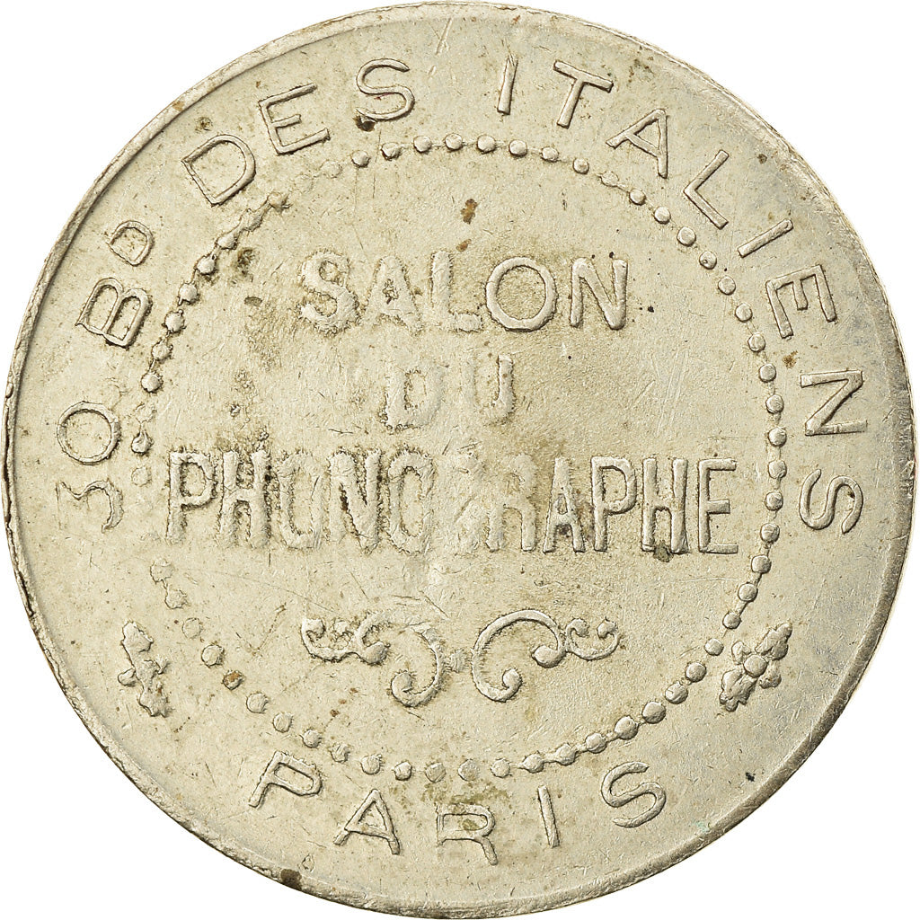 France, Token, Salon du Phonographe, Disques Pathé, Paris, EF(40-45)
