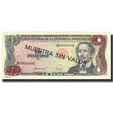 Banknote, Dominican Republic, 1 Peso Oro, 1988, 1988, Specimen, KM:126s3
