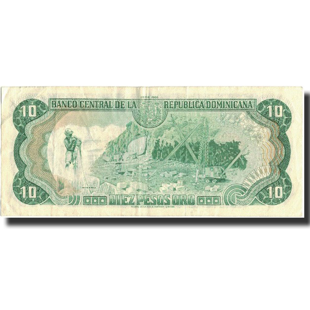Billet, Dominican Republic, 10 Pesos Oro, 1995, 1995, KM:148a, SUP