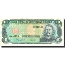 Banknote, Dominican Republic, 10 Pesos Oro, 1995, 1995, KM:148a, AU(55-58)