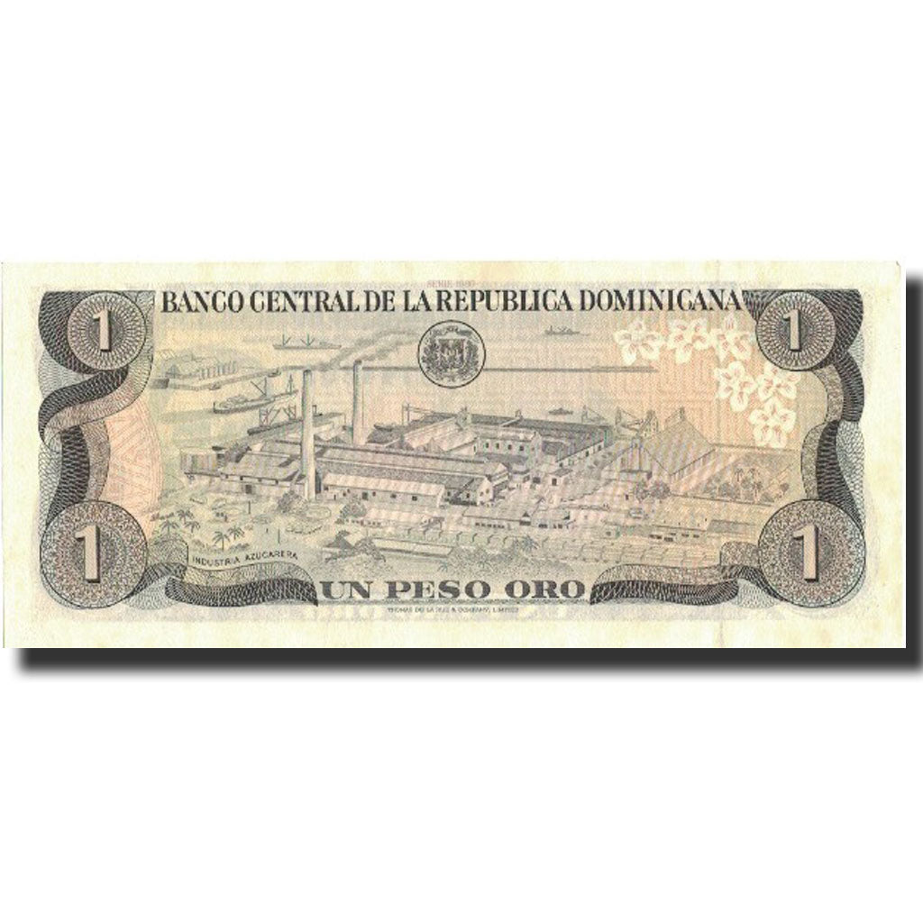 Banknote, Dominican Republic, 1 Peso Oro, 1978-1979, KM:116a, AU(55-58)