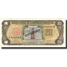 Billete, 20 Pesos Oro, 1982, República Dominicana, 1982, Specimen, KM:120s1