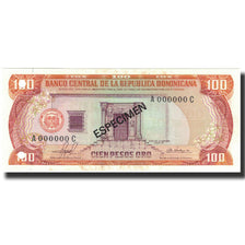 Banknote, Dominican Republic, 100 Pesos Oro, 1981, 1981, Specimen, KM:122s1