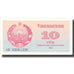 Banconote, Uzbekistan, 10 Sum, 1992, 1992, KM:64a, BB+