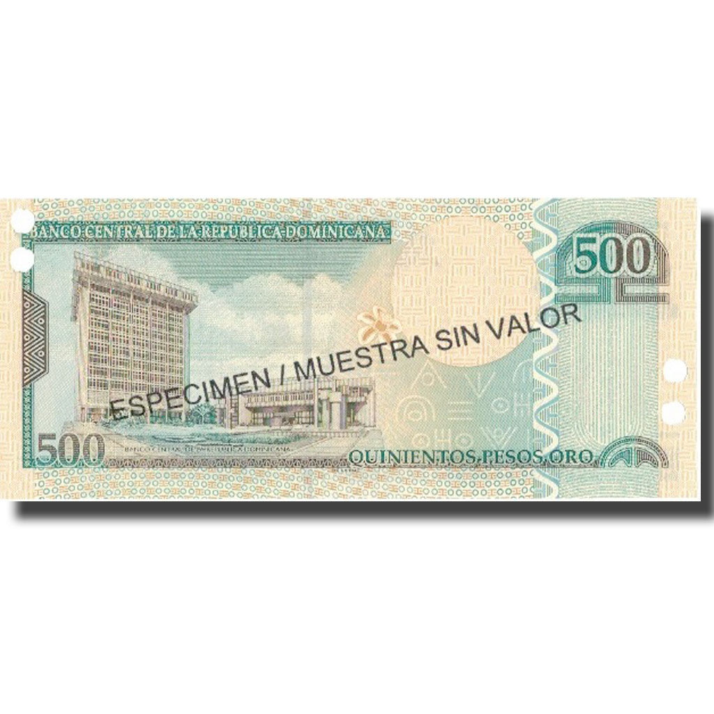 Banknote, Dominican Republic, 500 Pesos Oro, 2003, 2003, Specimen, KM:172s2