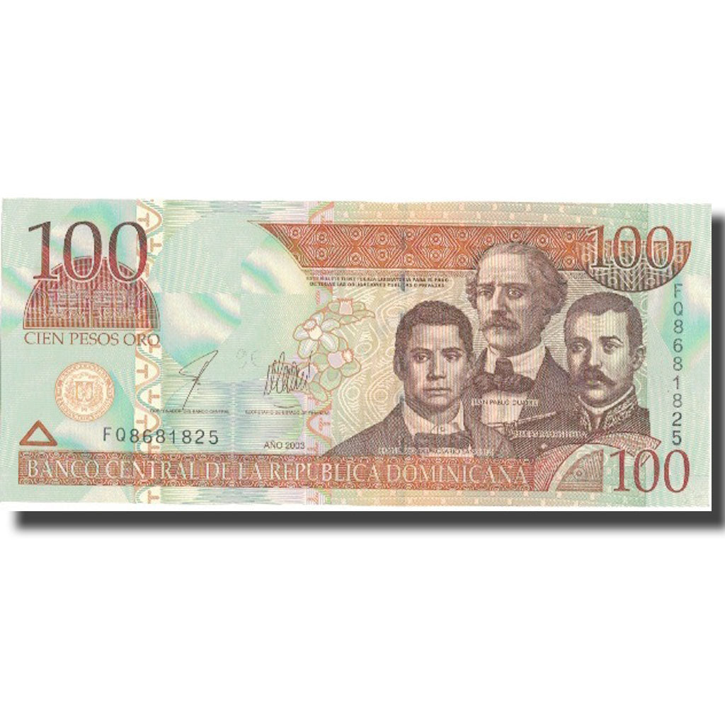 Billete, 100 Pesos Oro, 2003, República Dominicana, 2003, KM:171c, UNC
