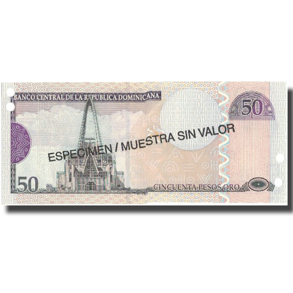 Banknote, Dominican Republic, 50 Pesos Oro, 2003, 2003, Specimen, KM:170s3