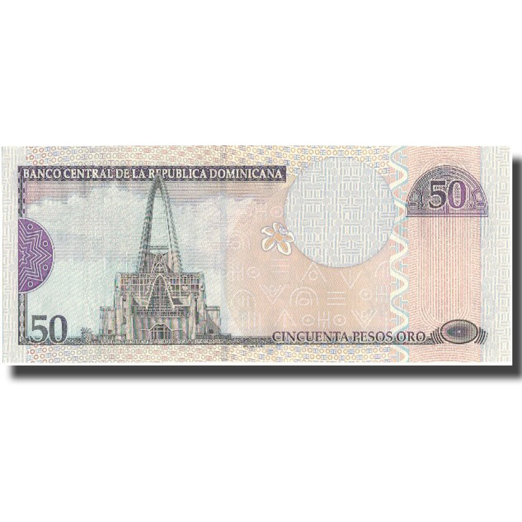 Billete, 50 Pesos Oro, 2002, República Dominicana, 2002, KM:170b, UNC