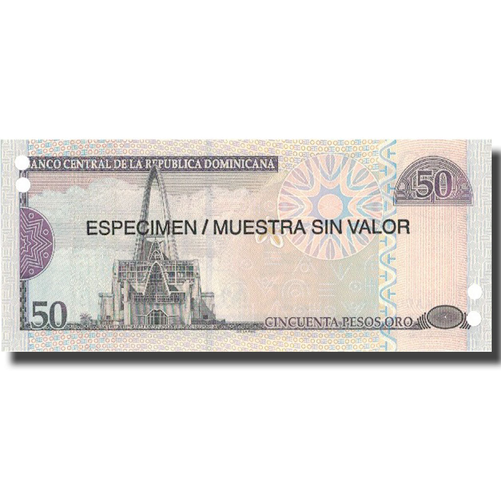 Banknote, Dominican Republic, 50 Pesos Oro, 2006, 2006, Specimen, KM:176a