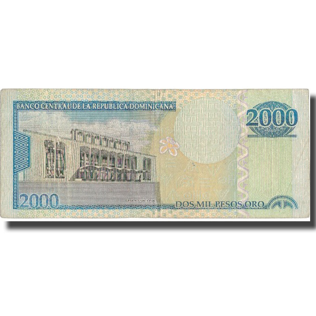 Billete, 2000 Pesos Oro, 2004, República Dominicana, 2004, KM:174b, UNC