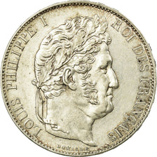 Coin, France, Louis-Philippe, 5 Francs, 1848, Paris, MS(60-62), Silver