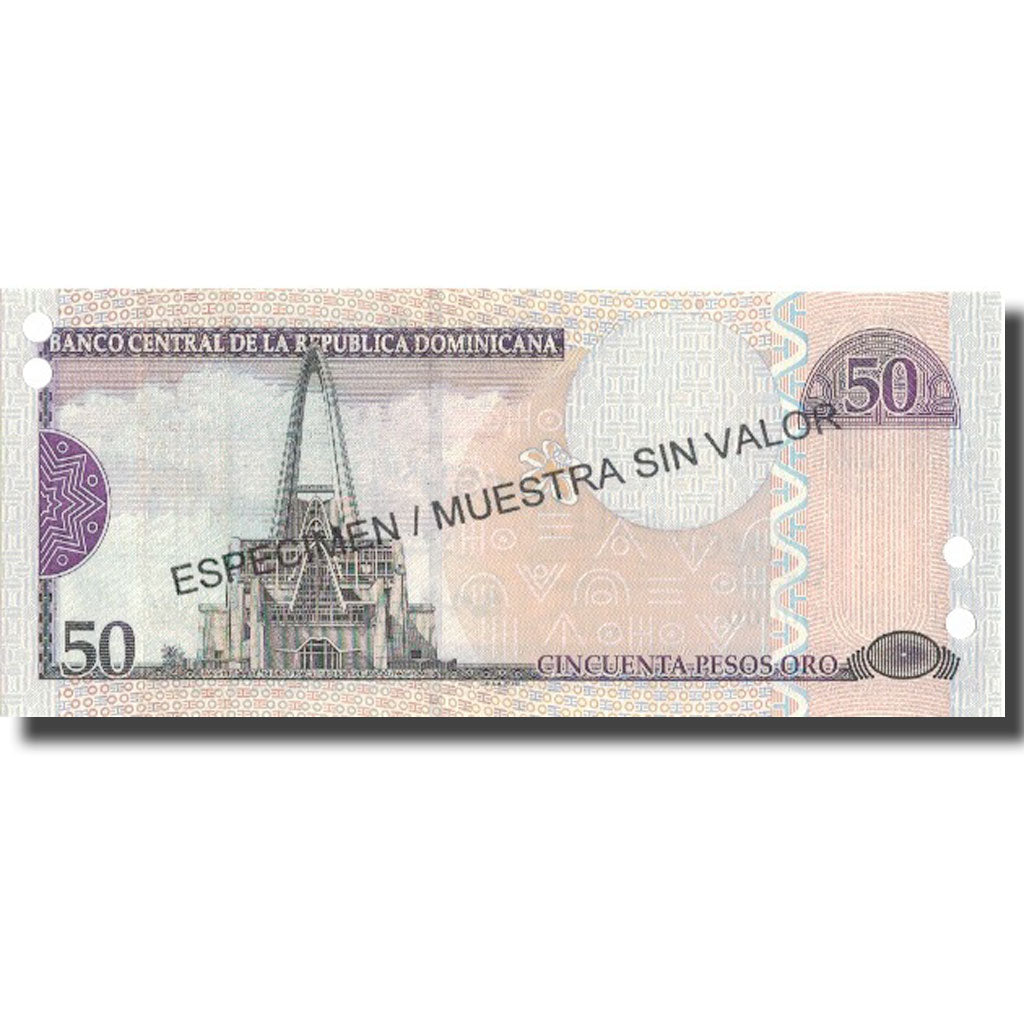 Banknote, Dominican Republic, 50 Pesos Oro, 2004, 2004, Specimen, KM:170s4