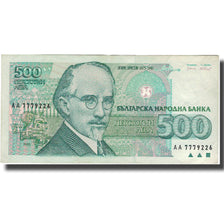 Billet, Bulgarie, 500 Leva, 1993, 1993, KM:104a, SUP