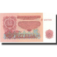 Banknote, Bulgaria, 5 Leva, 1962, 1962, KM:90a, UNC(63)