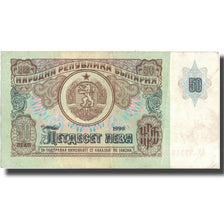 Banknote, Bulgaria, 50 Leva, 1990, 1990, KM:98a, AU(50-53)