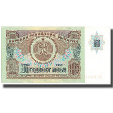 Banknote, Bulgaria, 50 Leva, 1990, 1990, KM:98a, AU(50-53)