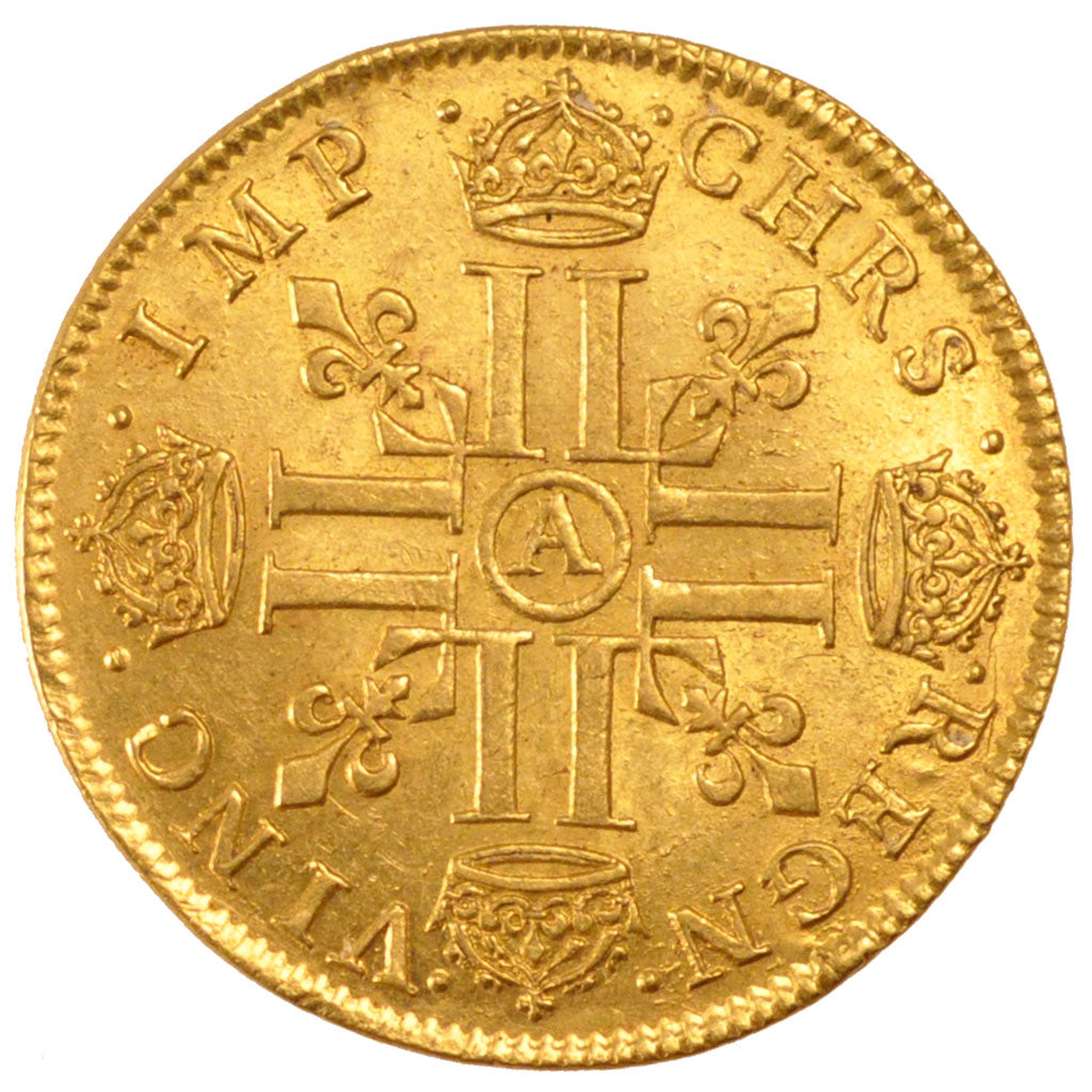 FRANCE, Double Louis d'or, 2 Louis D'or, 1641, Paris, KM #108, AU(55-58), Gold,.