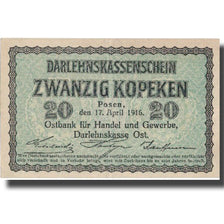 Banknote, Germany, 20 Kopeken, 1916, 1916, KM:R120, AU(50-53)