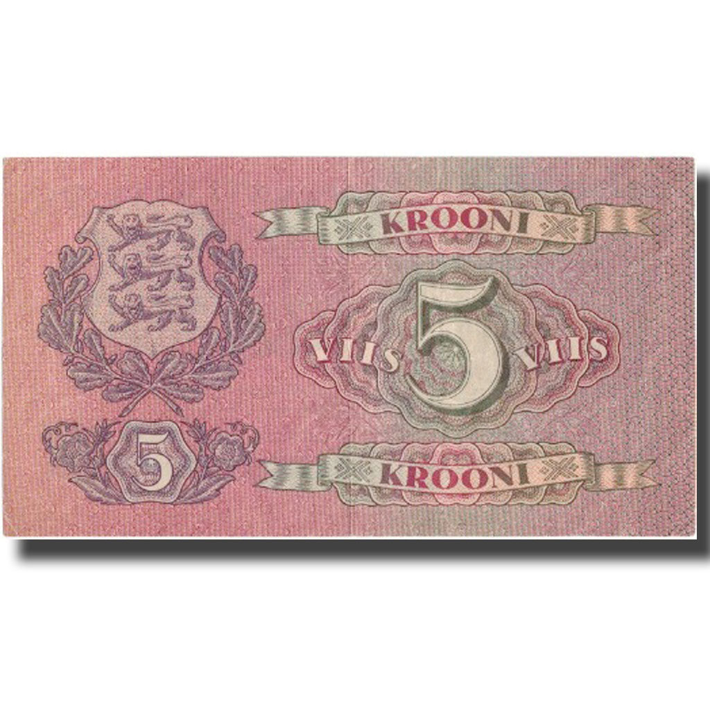 Banknote, Estonia, 5 Krooni, 1929, 1929, KM:62a, AU(50-53)
