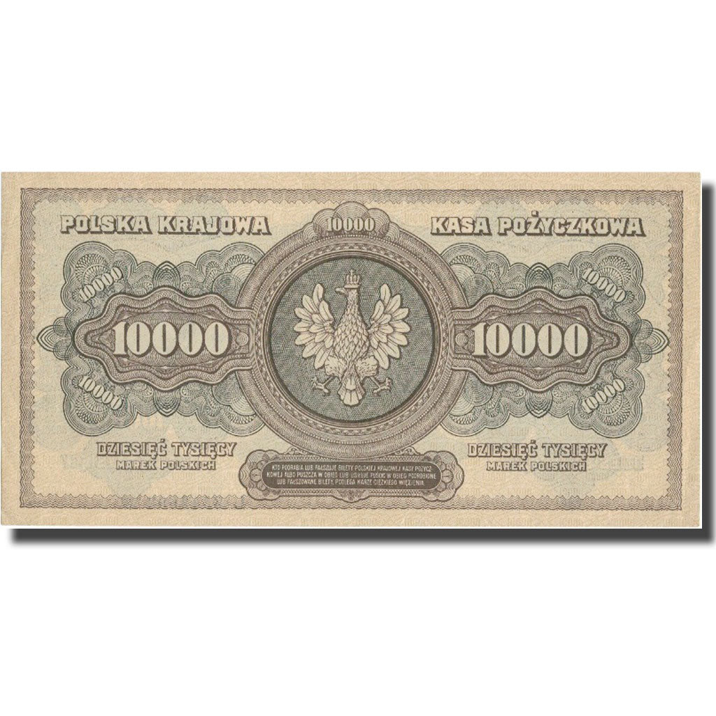 Banknote, Poland, 10,000 Marek, 1922, 1922-03-11, KM:32, UNC(64)