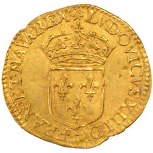 FRANCE, Écu d'or, ECU D'or, 1640, Lyon, KM #41.4, AU(55-58), Gold, Gadoury #55, 