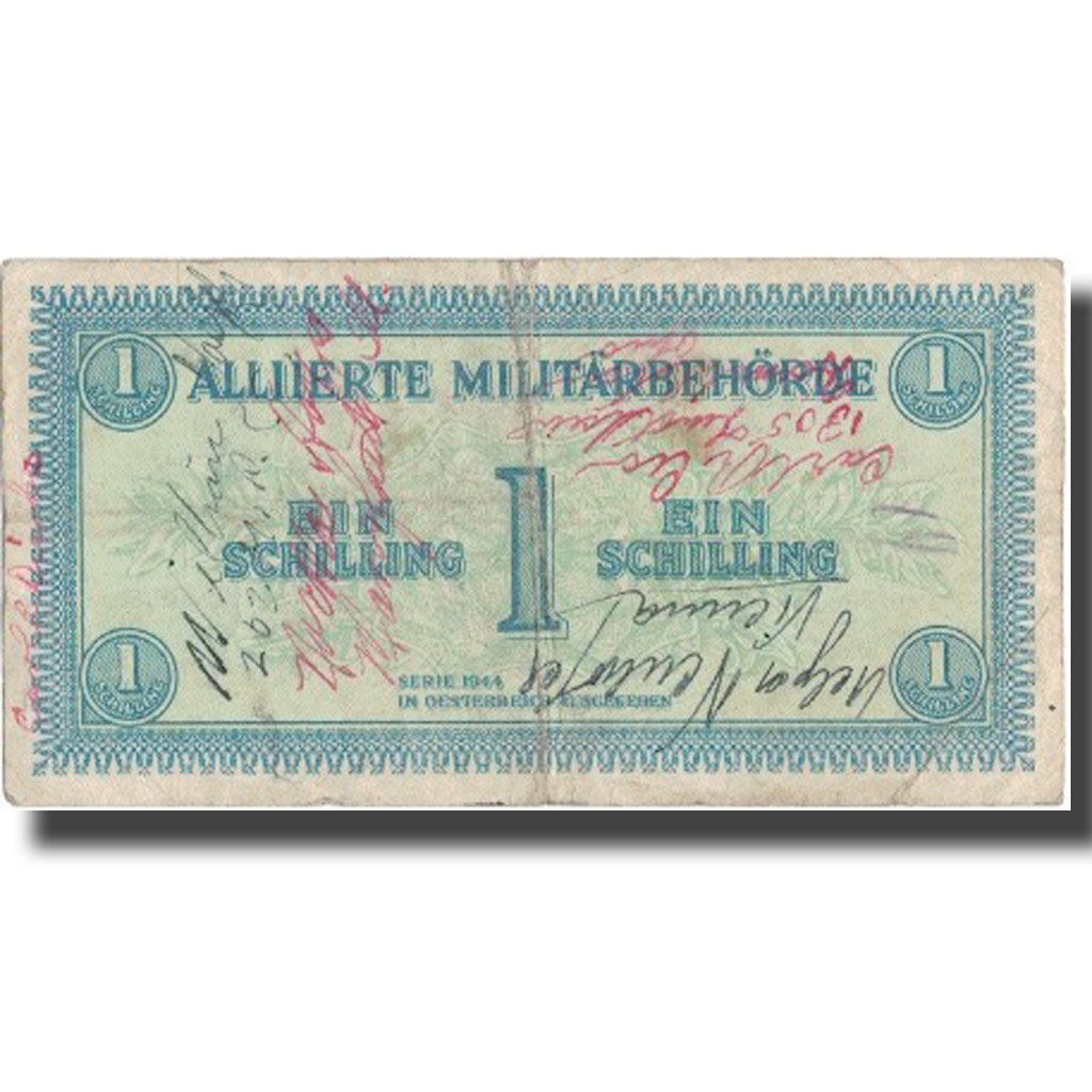 Banknote, Austria, 1 Schilling, 1944, 1944, KM:103b, VF(20-25)