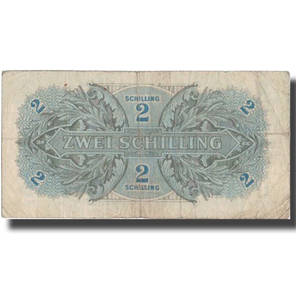 Banknote, Austria, 2 Schilling, 1944, 1944, KM:104b, VF(30-35)