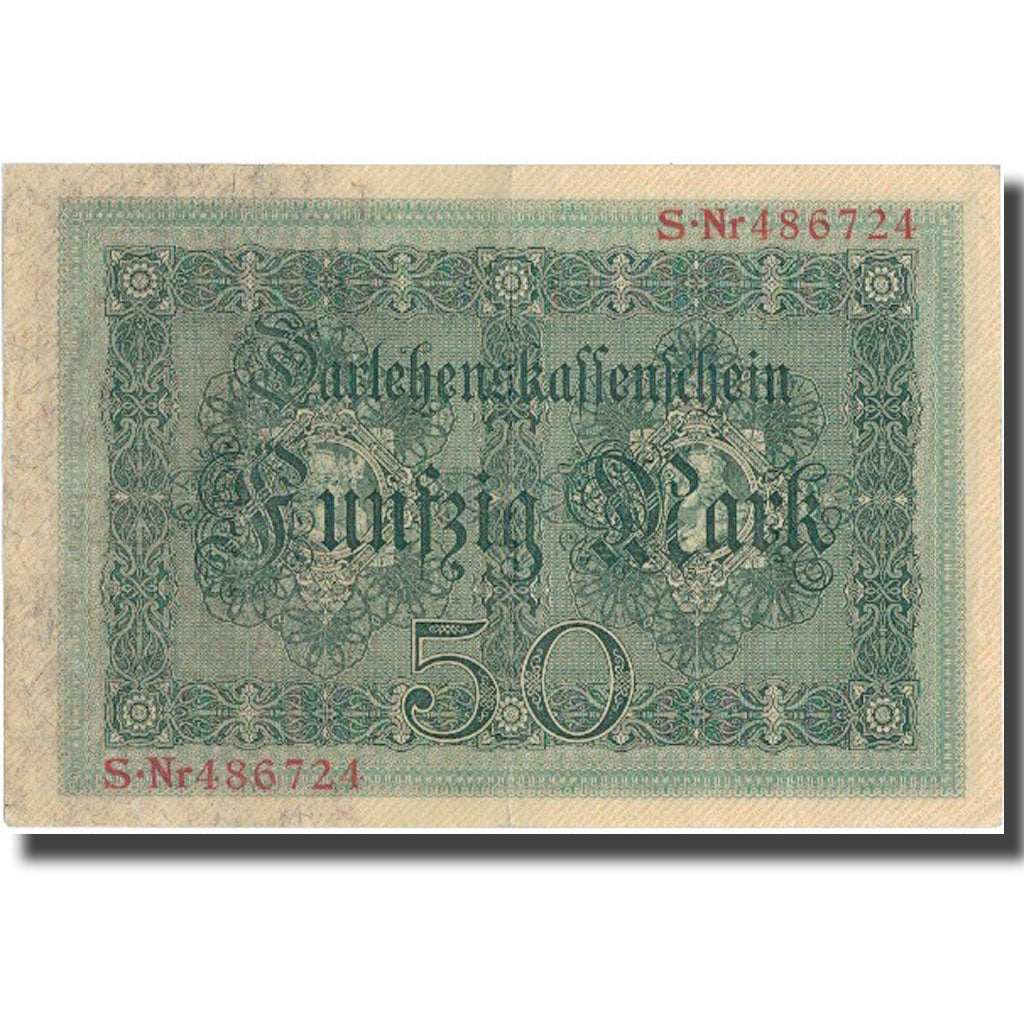 Biljet, Duitsland, 50 Mark, 1914, 1914-08-05, KM:49a, SUP+