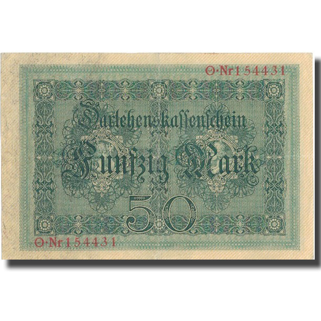 Banknote, Germany, 50 Mark, 1914, 1914-08-05, KM:49a, EF(40-45)