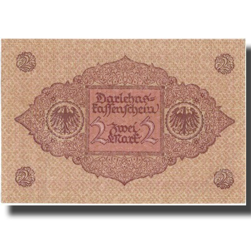 Geldschein, Deutschland, 2 Mark, 1920, 1920-03-01, KM:59, UNZ-