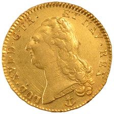 FRANCE, Double louis d'or à la tête nue, 2 Louis D'or, 1786, La Rochelle, KM #59