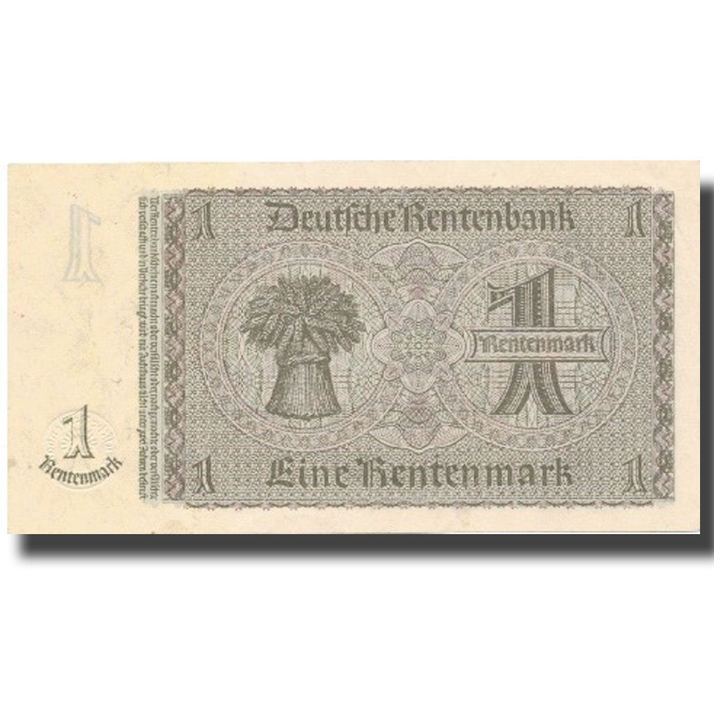 Banknote, Germany, 1 Rentenmark, 1937, 1937, KM:173b, UNC(64)