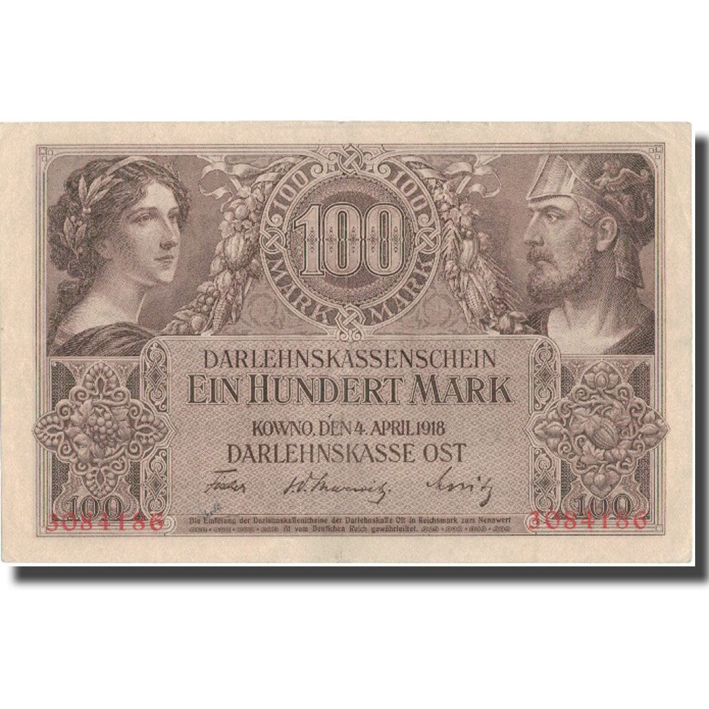 Banknote, Germany, 100 Mark, 1918, 1918-04-04, KM:R133, AU(55-58)