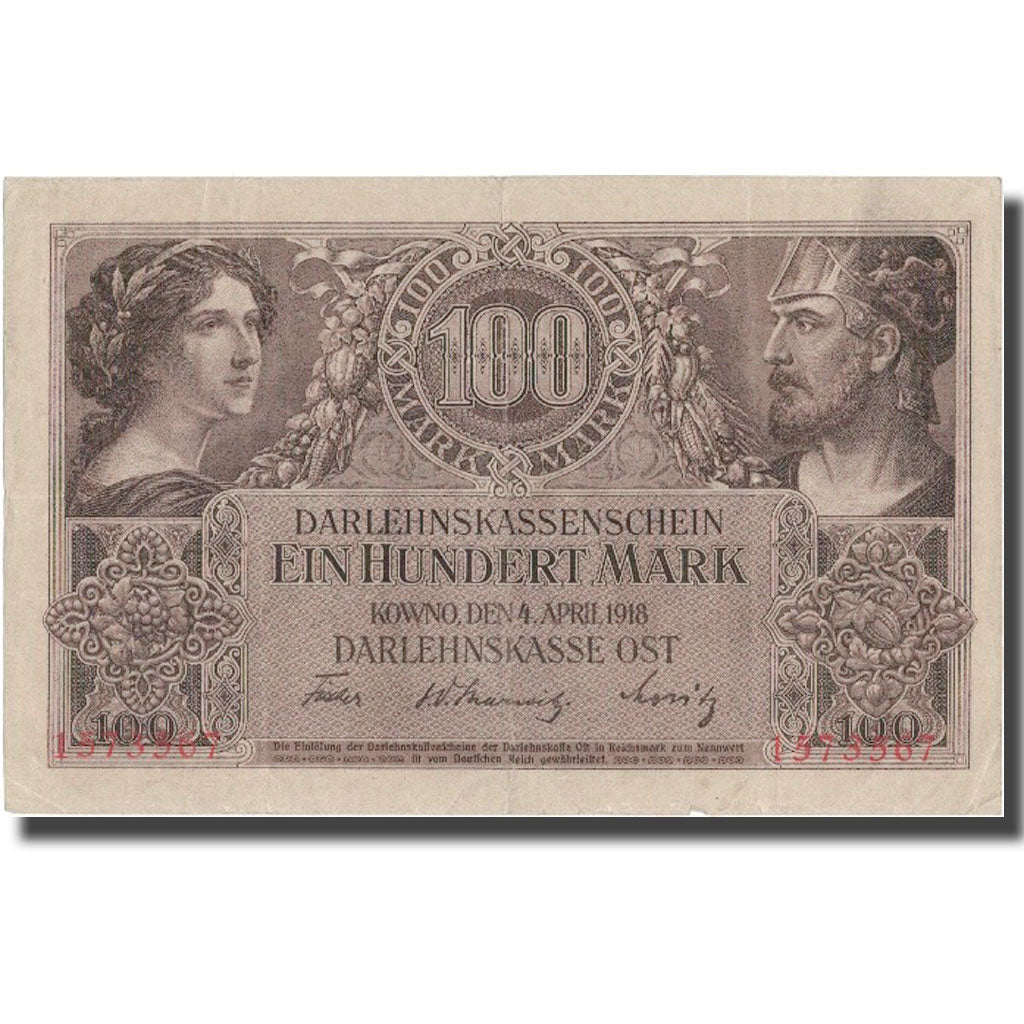 Banknote, Germany, 100 Mark, 1918, 1918-04-04, KM:R133, EF(40-45)
