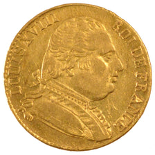 Moneta, Francia, Louis XVIII, Louis XVIII, 20 Francs, 1815, London, BB, Oro