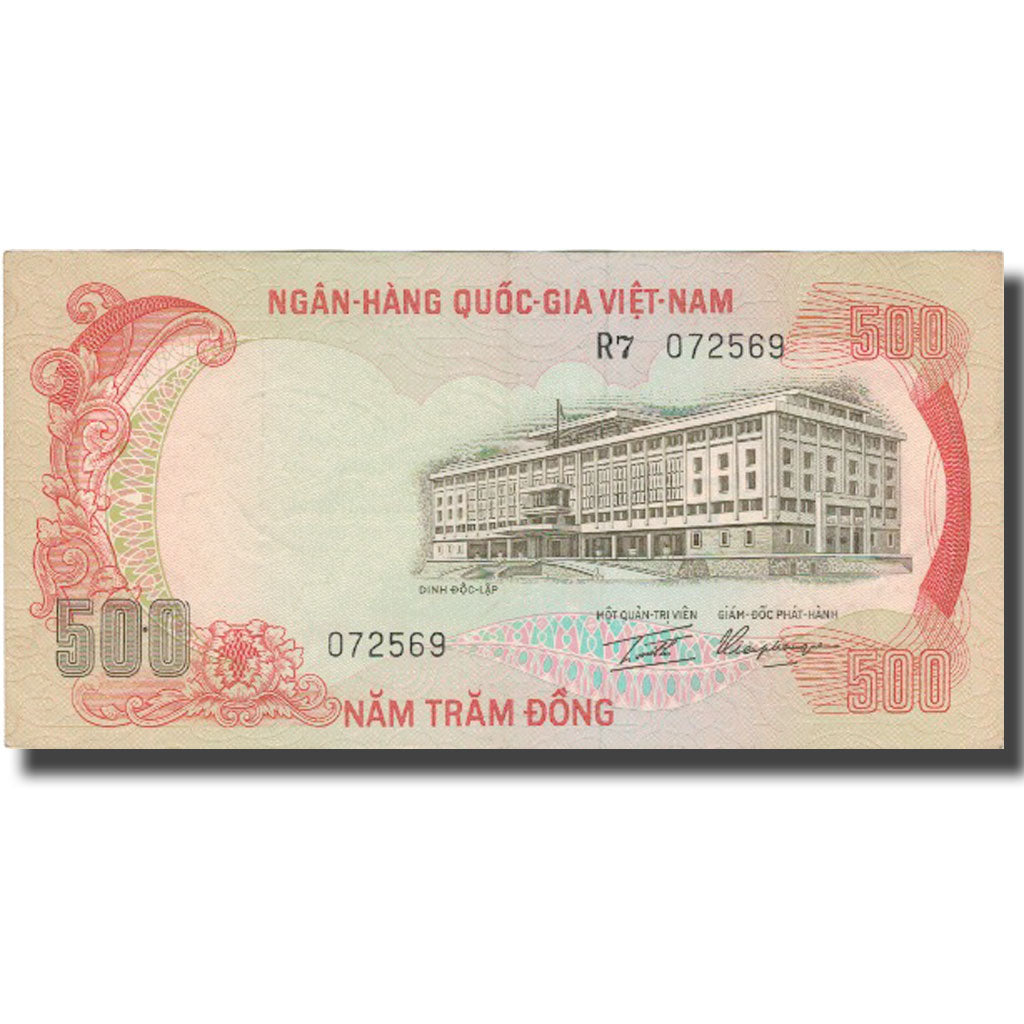Banknote, South Viet Nam, 500 D<ox>ng, 1972, Undated (1963), KM:33a, UNC(63)