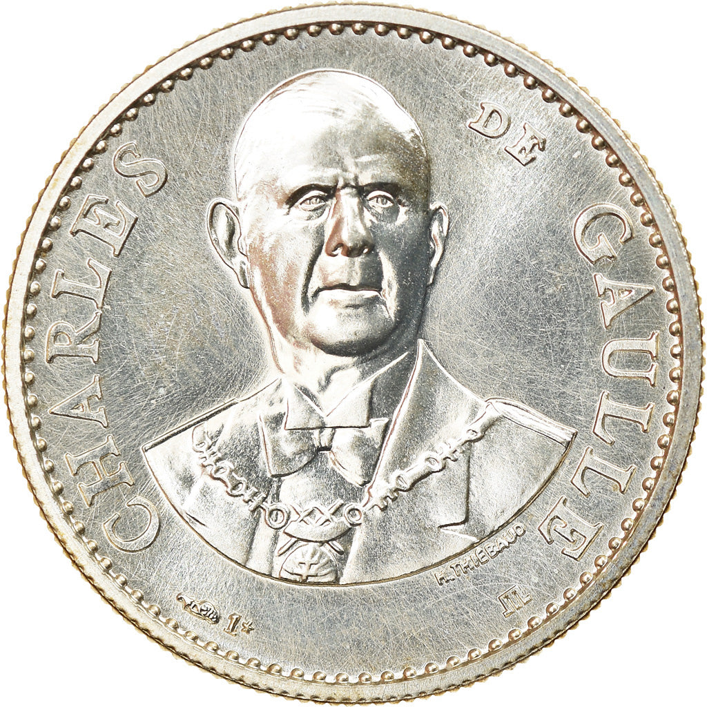Frankrijk, Medaille, Vème République, Charles De Gaulle, Politics, Society