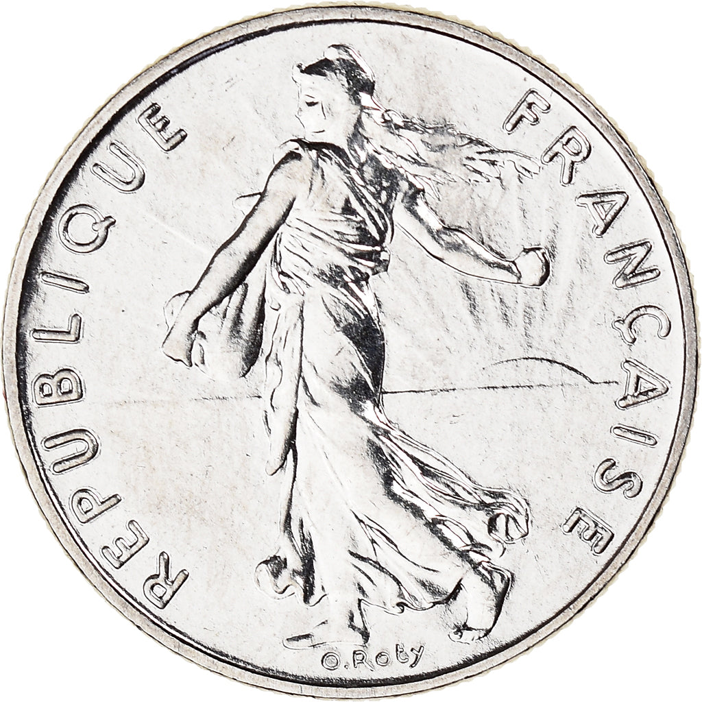 Coin, France, Semeuse, 1/2 Franc, 2000, BU, MS(65-70), Nickel, KM:931.2