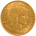 FRANCE, Marianne, 10 Francs, 1909, Paris, KM #846, AU(50-53), Gold, Gadoury...
