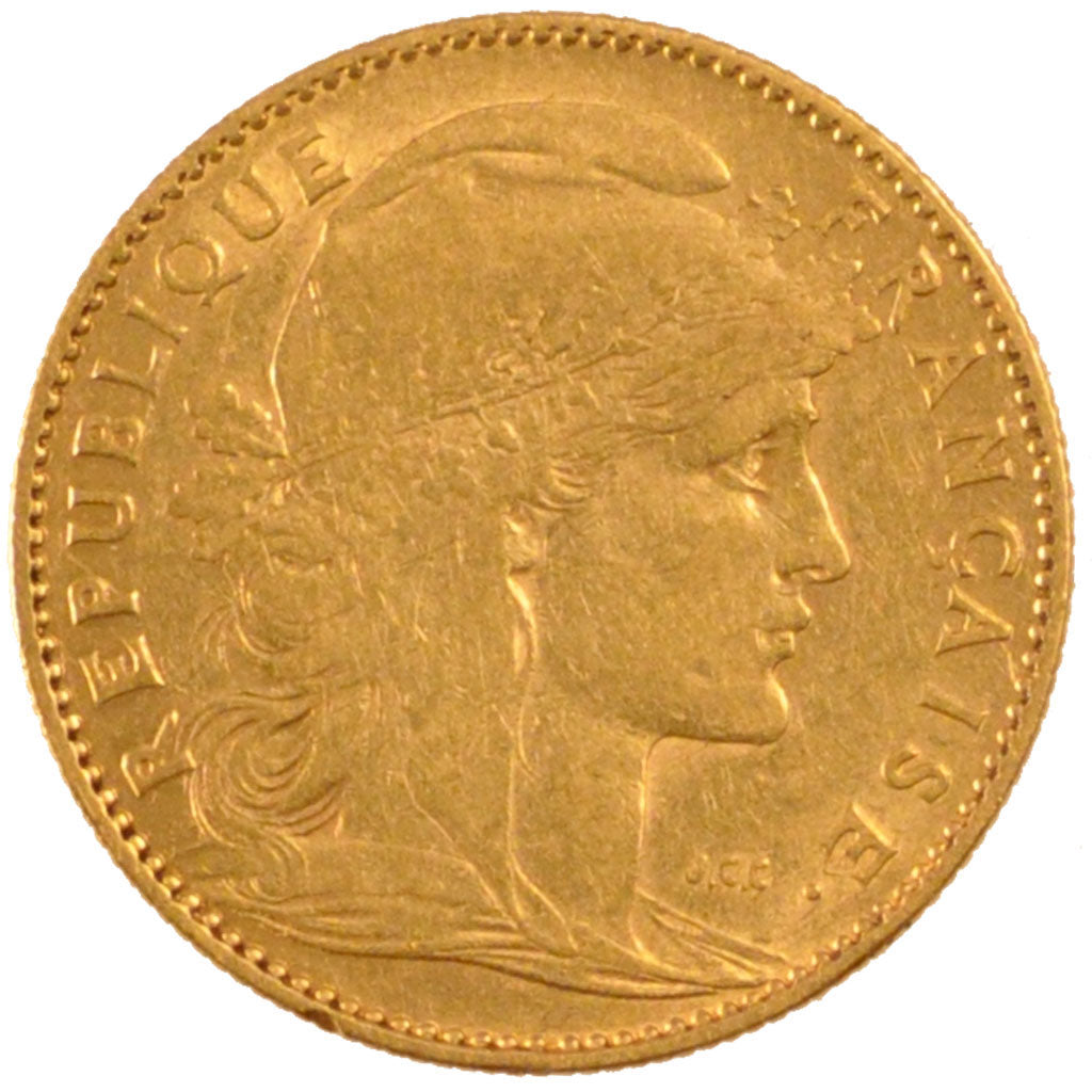 FRANCE, 10 Francs, 1899, EF(40-45), Gold, Gadoury #1017, 3.19