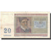 Banknote, Belgium, 20 Francs, 1954, 1954, KM:132b, EF(40-45)
