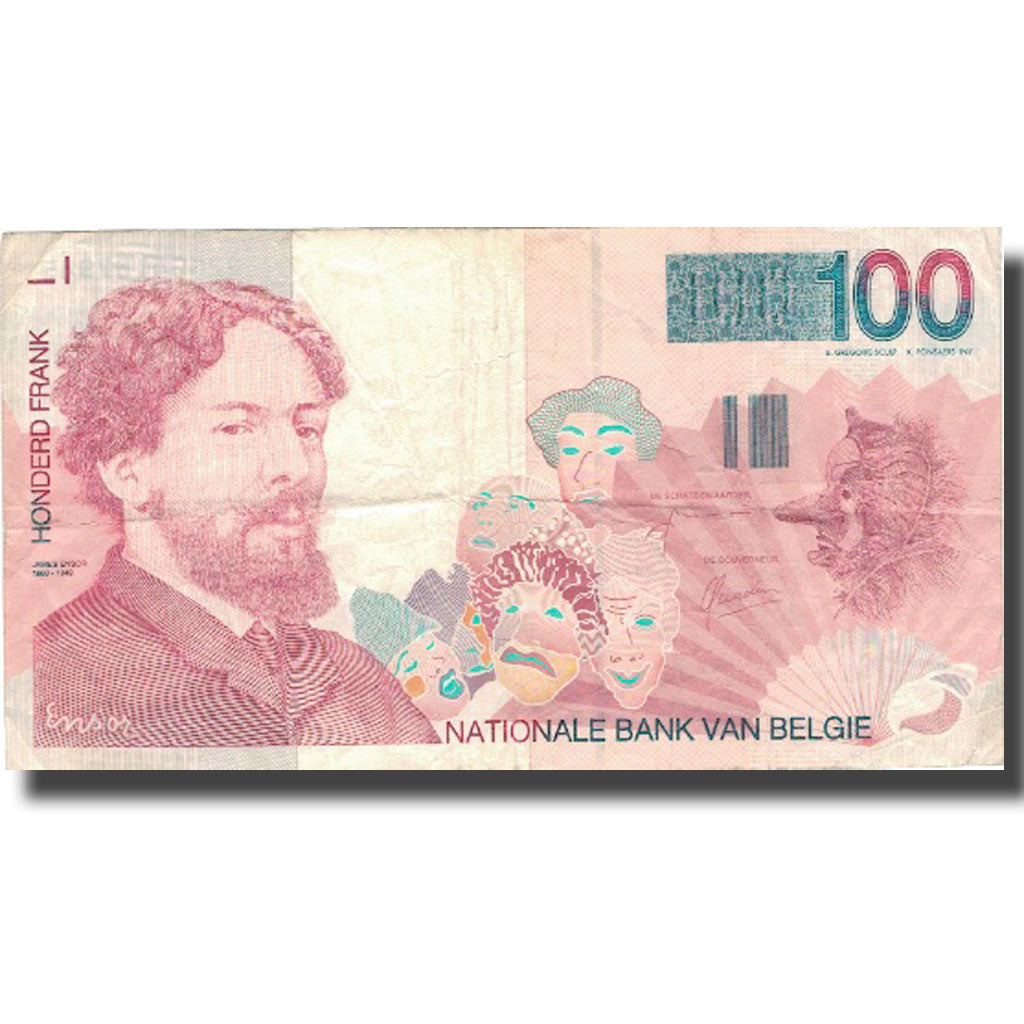 Banconote, Belgio, 100 Francs, KM:147, BB