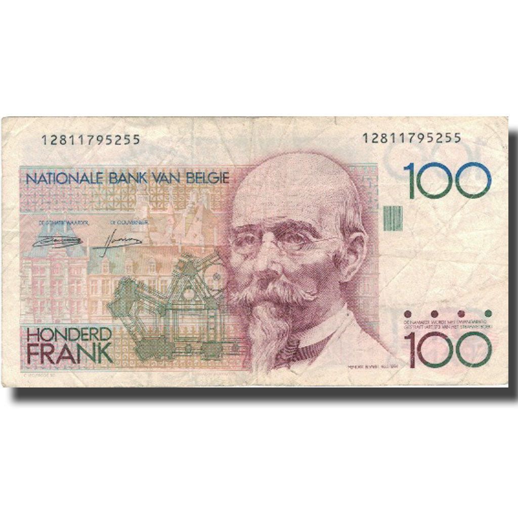 Billet, Belgique, 100 Francs, KM:142a, TTB
