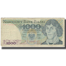 Geldschein, Polen, 1000 Zlotych, 1982, 1982-06-01, KM:146c, S+