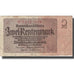 Banknote, Germany, 2 Rentenmark, 1937, 1937-01-30, KM:174b, VF(30-35)
