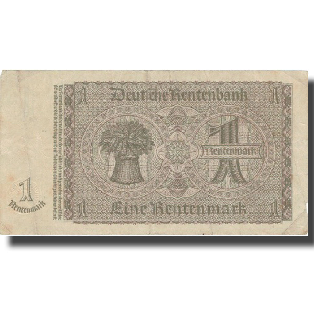 Banknote, Germany, 1 Rentenmark, 1937, 1937-01-30, KM:173b, EF(40-45)