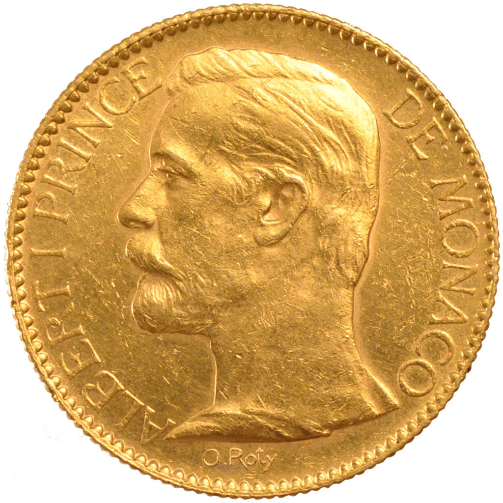 Monaco, Albert Ier, 100 Francs or