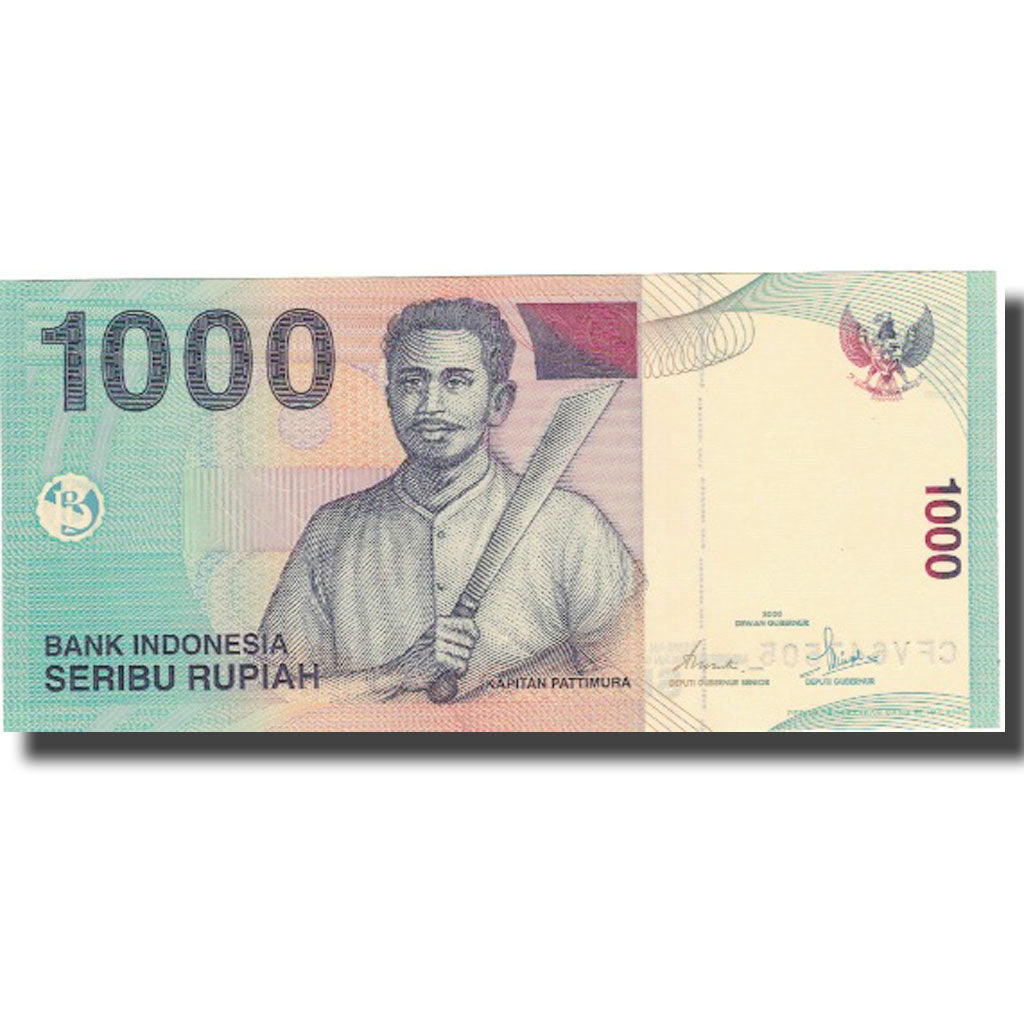 Banconote, Indonesia, 1000 Rupiah, 2000, 2000, KM:141f, SPL+